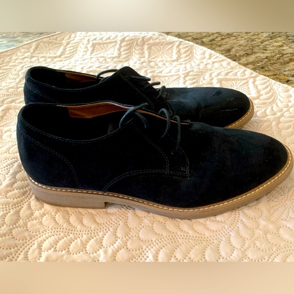 H&M Shoes Hm Black Suede Dress Shoes Poshmark